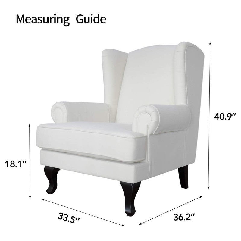 Easy-Going Stretch Wingback Chair Sofa Slipcover 2-Piece Sofa Cover Furniture