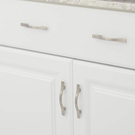 Richelieu Hardware Brushed Nickel 3 In. Traditional Pull