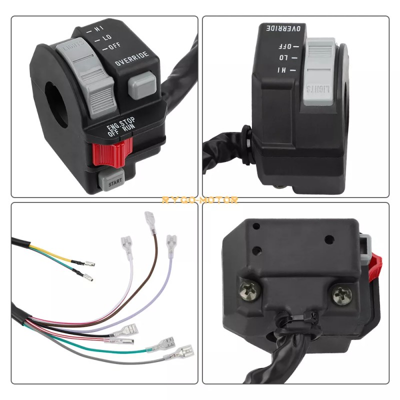 M MATI Handlebar Start Switch Control For Polaris Magnum 425