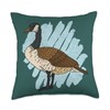 Canadian Goose, Bird Watcher, Birder, Animal Lover Vegan Throw Pillow