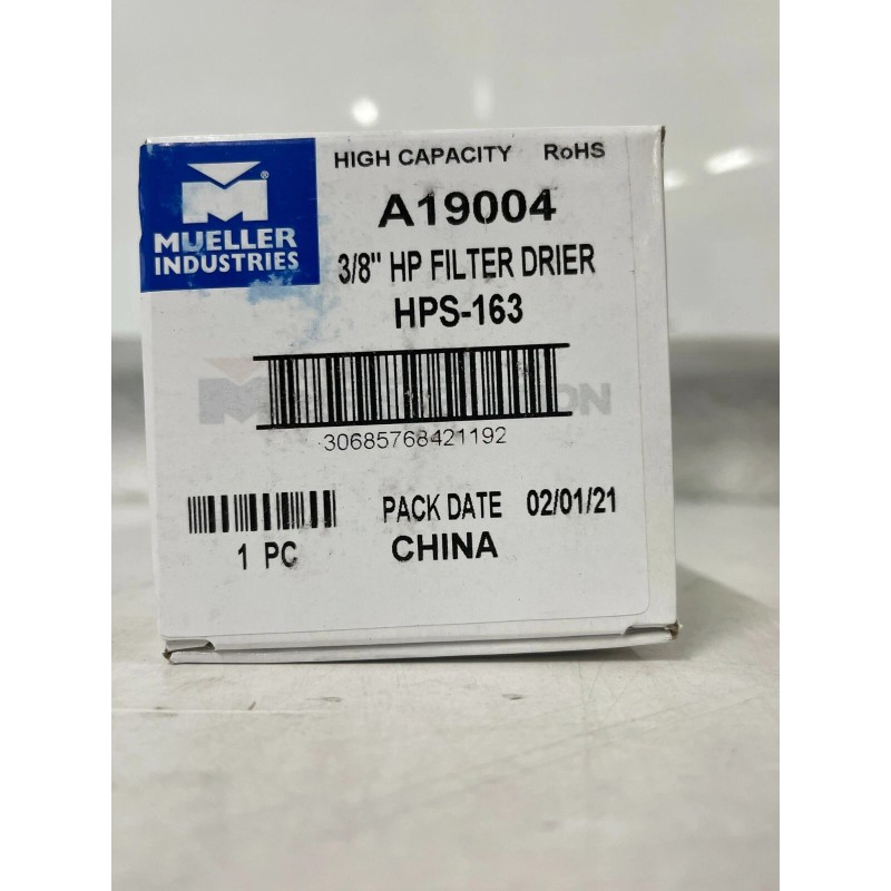 Mueller Refrigeration NEW IN BOX Mueller Industries 3/8” HP Filter
