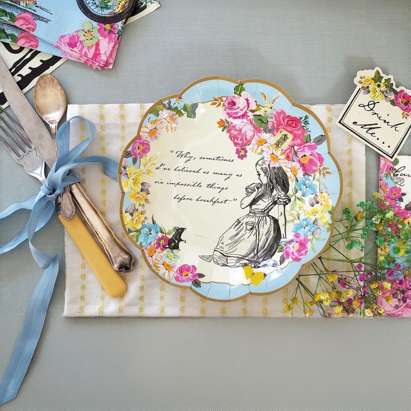 Talking Tables 60 Piatti di Carta Usa e Getta Tema