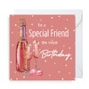 Second Ave Special Friend Pink Party Celebration Square Card Female