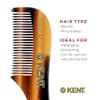 Kent The Hand Made Comb for Beard and Moustache, Sawcut