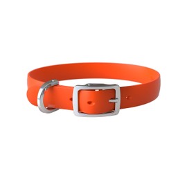 Bond Pet Waterproof Dog Collar - Durable, Comfortable, Adjustable, Wear Resistant and Easy to Clean for Puppies and XSmall Dogs (Orange, XSmall)