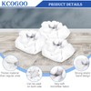 KCOGOO Small Microfiber Triangular Bonnet for Dupray: Heavy-Duty Steam Mop