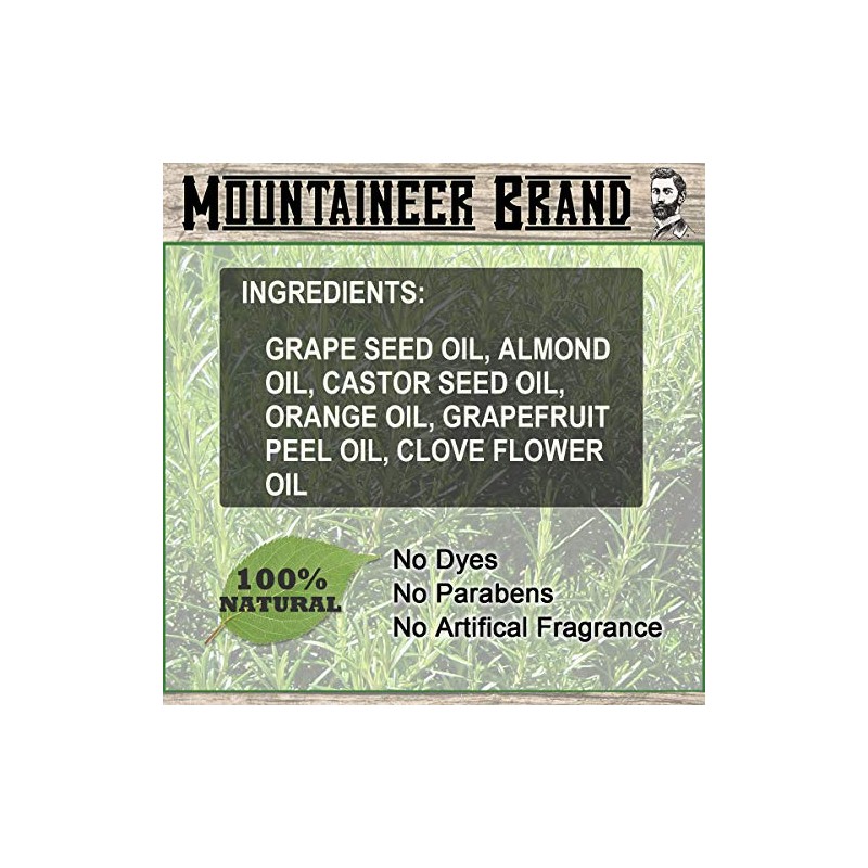 Beard Oil by Mountaineer Brand: WV Citrus & Spice. Beard
