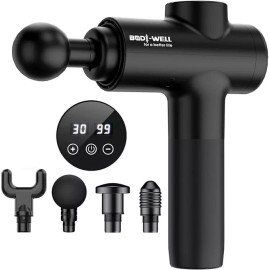 Bodi-Well: For a Better Life Massage Gun Deep Tissue - Back Muscle Massager w/High Torque Motor