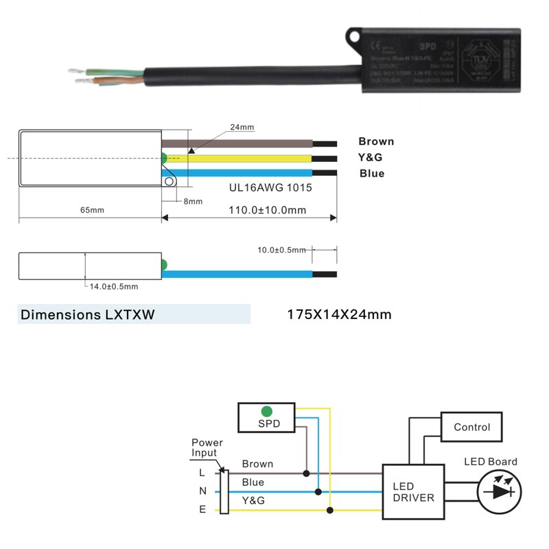 Überspannungsschutz Feinschutz Typ 3 230V Einbau Modul parallel - mit