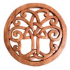 Windalf Wall Decoration Wooden Picture Varuna Diameter 25 cm Celtic