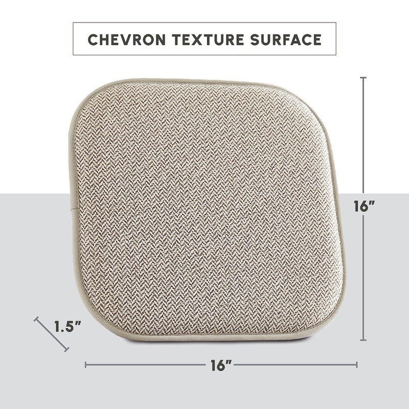 Elegant Comfort 8 Pack Chair Cushion Covers - Skid-Proof Rubber