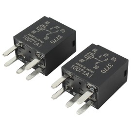 GoaMotors 2PCS Power Relay G8V-RH-1C7T-R-DC12 Fuel Pump Relay Black Automotive Relay Automotive Replacement Electrical System Relays 278002822 Multi-Purpose Relay