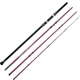 Berrypro Surf Spinning & Casting Fishing Rod Carbon Fiber Travel Fishing Rod(9 Feet /10 Feet /12 Feet) (12'-Spinning 4-Piece)