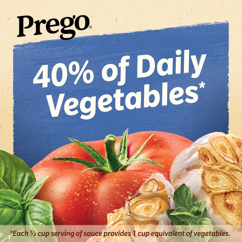 Prego Chunky Roasted Garlic and Herb Pasta Sauce, 23.75 oz
