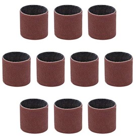 sourcing map Pack of 10 Sanding Sleeves 320 Grits Sandpaper Ribbon Drum Kit 1 Inch x 1 Inch