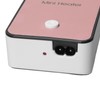 Mini Space Heater Pink Fast Heating Rotatable Holder Anti Slip