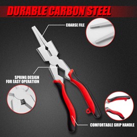 SPEEDWOX MIG Welding Pliers 8 Inch, MIG Core Pliers with Anti-Loss Lanyard, Welding Tools for Scraping Spatter Gripping Drawing Wire Nozzle Tip Removal Install