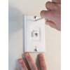 Legrand On-Q WP3467WH Phone Wall Plate, Keystone Wall Plate with