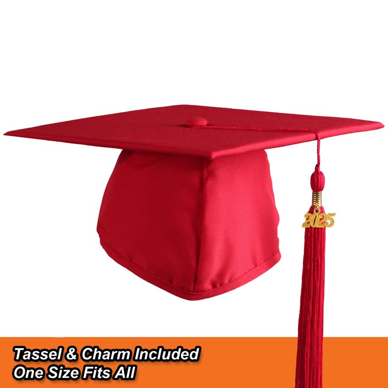OSBO GradSeason Matte Graduation Gown Cap Tassel Set 2025 for