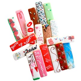 18 Pc. Valentine’s Day Cookie Stick Boxed Gift Set! Surprise your loved one with Cookie Love! Sugary Reveal, Birthday Trip Sweets, Going Away Gift!