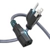 Power Cord, Goalfish 15FT AC Power Cable 10A 250V Nylon