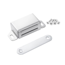 Magnetic Door Catch Cupboard Door Magnets Magetic Catch Stainless Steel Cabinet Door Magnetic Catches for Cabinets Ktichen Cupboard Drawer Doors (30lb-4Pack)