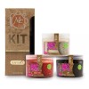 Mc Nails Kit 3 Exfoliantes  150g C/u Manicure Pedicure Spa , Mc Nails