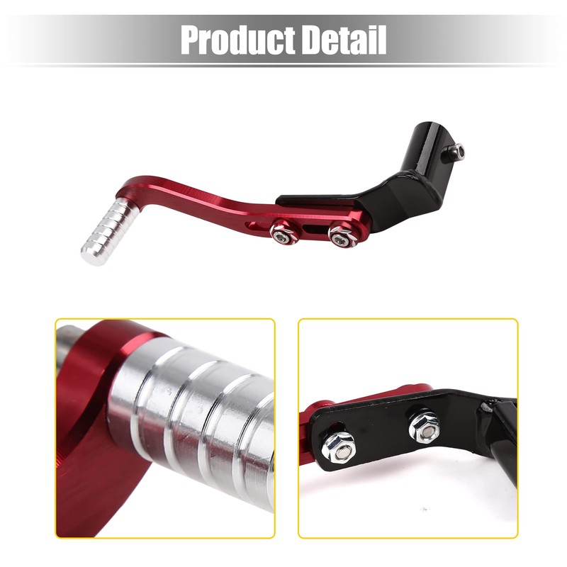 sourcing map 0.43" Motorcycle Aluminum Alloy Gear Shift Lever Shifter
