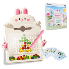HTRTRR Magnetische Zeichentafel für Kinder,Magnetische Pinsel-Zeichentafel,Magnetische Maltafel mit Stiften und Kugeln,Geeignet für Kinder ab 3 Jahren