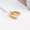 DANSOAN Just Breathe Ring Hope Rings Just Breathe Adjustable Ring