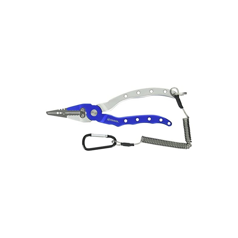 Kahara Japan 6.5 Inch Heavy Duty Aluminum Pliers, Ecstatic Blue