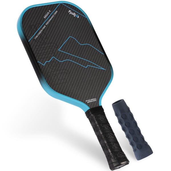 Fjalljós Pickleball Paddle – T700 Carbon Fiber, Textured Grit Surface