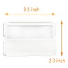 MAGDEPO 3X Magnifier Bookmark Ruler for Reading, Credit Card Size