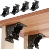 DXIA 4 Pack Folding Lock Extension Table Bed Leg Feet