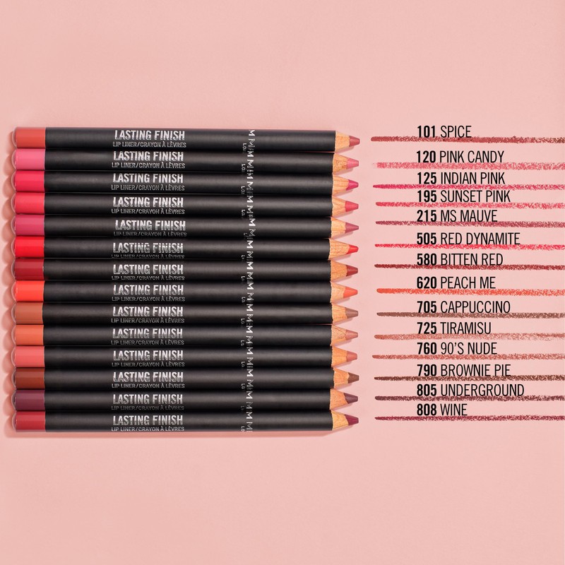 Rimmel Rimmel Lasting Finish 8HR Lip Liner, 90's Nude, Highly
