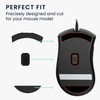 kwmobile Mouse Feet Replacement Compatible with Razer DeathAdder Elite Computer
