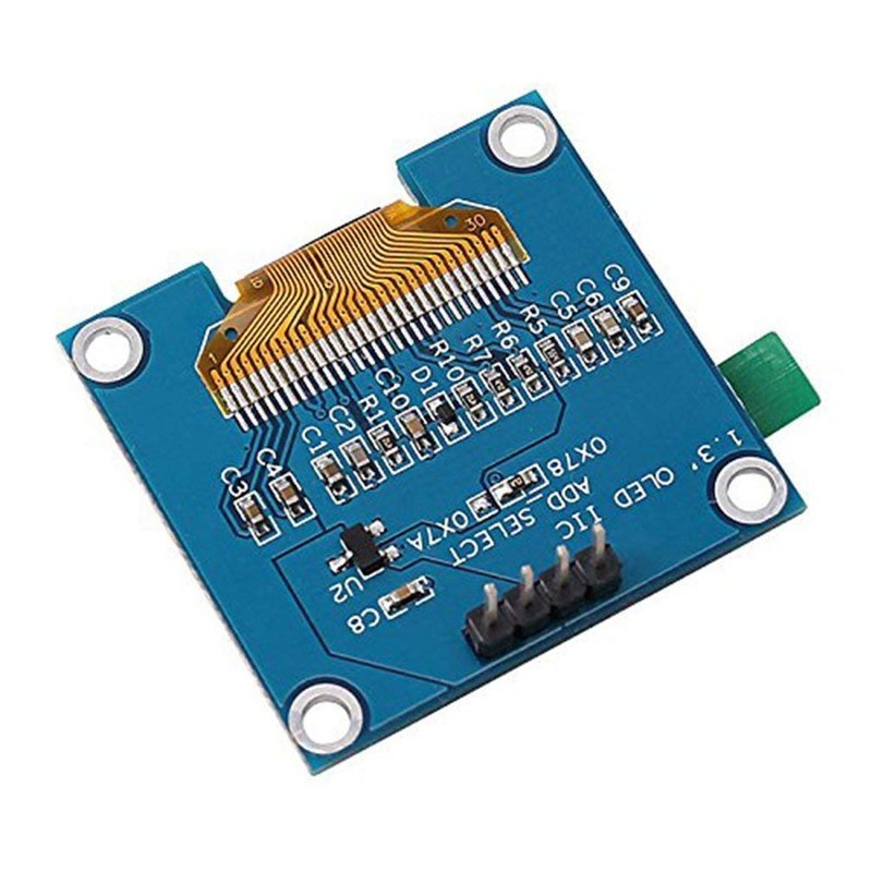 WINGONEER 2pcs 1.3" IIC I2C Serial 128x64 SSH 1106 OLED