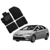 ecoMats Carpet Floor Mats for 2012 to 2015 Toyota Prius