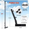 Truck Flag Pole with Hitch Holder – 6FT Heavy Duty