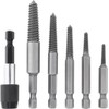 KEWAYO 6 Pieces Screw Extractor, Broken Screw Extractor, Broken Screw