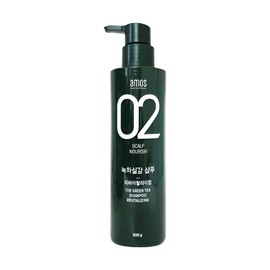 [amos] Amos Green Tea Realistic Shampoo Revitalizing 500g+Hair Pack 250ml / [amos] 아모스 녹차실감 샴푸 리바이탈 라이징 500g+헤어 팩 250ml