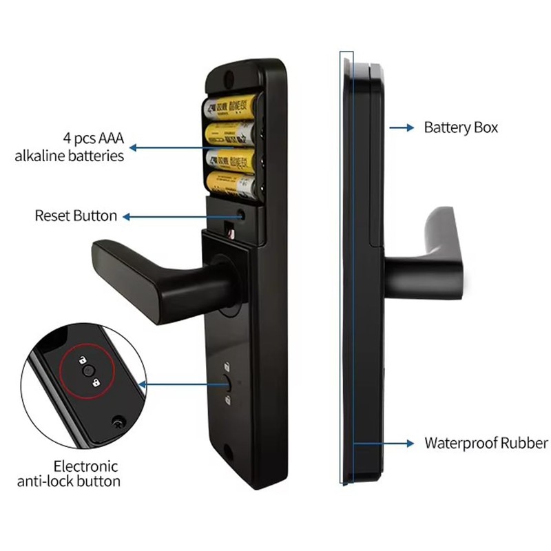 Sophies Fingerprint Door Lock Smart Deadbolt Keyless Entry Electronic Digital