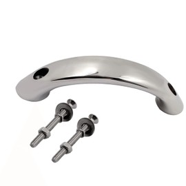1Pack Heavy Duty 6.5"(165MM) Marine Boat Grab Handle, Solid 316 Stainless Steel Grade Grab Bar Handrail W/Screws
