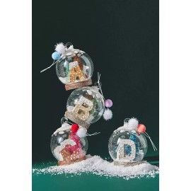 Anthropologie New Boxed Anthropologie Arctic monogram ornament letter L Christmas Holiday Tree