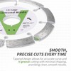 LitOrange 110 mm Diamond Crack Chaser Blades for Routing and