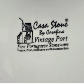 Casafina VINTAGE PORT Cream Round Dinner Plate Never Been Used BRAND NEW