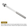sourcing map Drum Tension Rods 24mm x 90mm for Bass