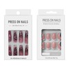 Press On Nails, Artificial Nails, Reusable (purple)