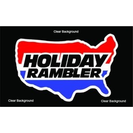 Holiday Rambler 1 Rv Trailer Motorcoach Graphics Decals -935
