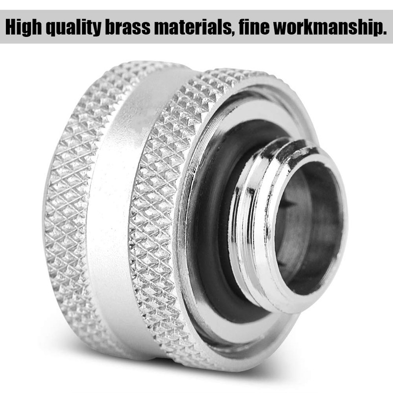 VBESTLIFE Computer Water Cooling Compression Fittings, Hard Acrylic Tubing OD